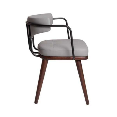 Luxury dining room chair modern armchair with armrests wooden chairs