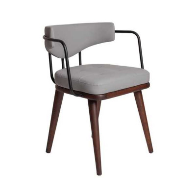 Luxury dining room chair modern armchair with armrests wooden chairs