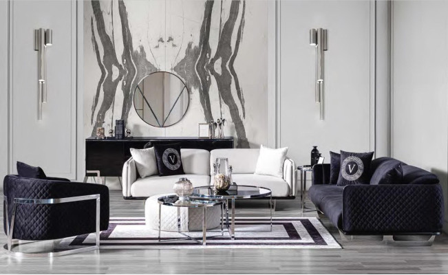 Black armchair upholstered furniture lounge chair living room furniture