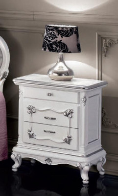 Classic bedside table side table furniture Italian design wood table