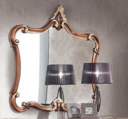 Italian wall mirror classic mirror furniture wood luxury furnishing new