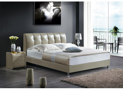 Bed Textile 2x Nightstand 3-piece Bedroom Luxury Set Furniture Modern Beds New