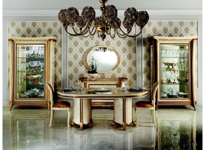 arredoclassic™ Sinfonia Dining Room Complete Display Cabinet Chairs Table Baroque