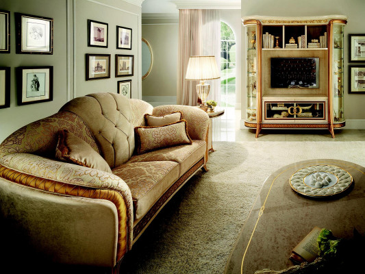 Luxury Class 3+1+1 Italian Furniture Sofa Set Couch Sofa New arredoclassi