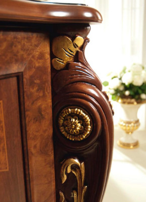 Classic living wall display cabinet sideboard Baroque Rococo