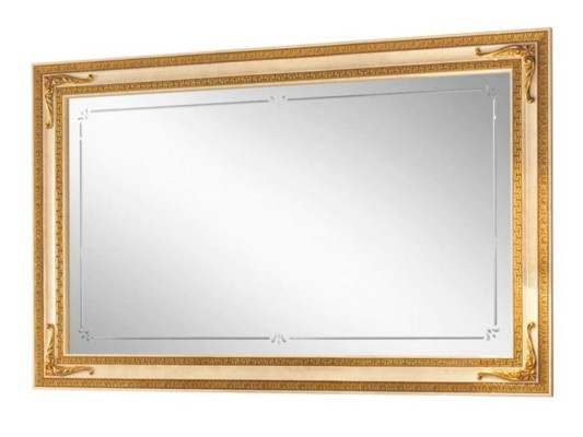 Classic Wall Mirror Wooden Frame Mirror Furniture Gold 170x110 Wood Frame Wall