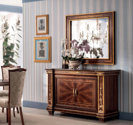 Classic designer mirror wall mirror rectangular mirror model arredoclassic