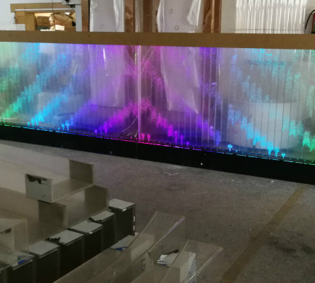 Wall panel LED water wall water walls water bubbles modern decorative wall.