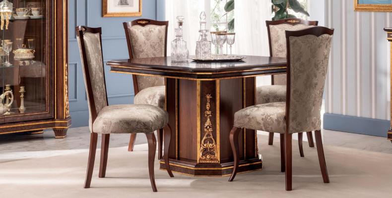 4 chair set, dining room chairs suite, furniture, recliner, Art Nouveau design