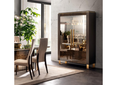Classic display cabinet Italian furniture showcase cabinet display glass new