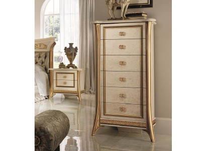 Dresser Sideboard 6 Drawers Designer Furniture Baroque Rococo Art Nouveau Classic