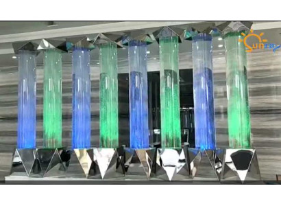 Water Column XXL 50x300cm Big Water Wall Column Wall Partition LED