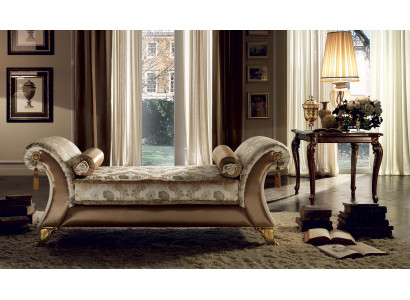 Chaise longue reclining armchair reclining chair comfort lounger luxury baroque