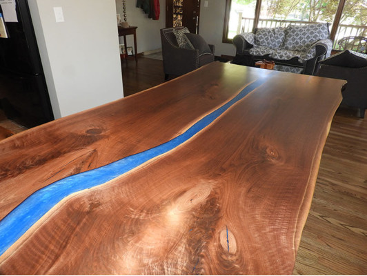 Dining table design table modern tables sea ocean river furniture 220x90 epoxy resin