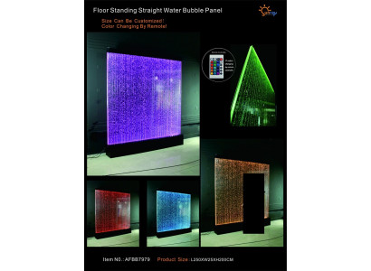 Wall panel partition wall water wall LED water wall decor design illuminated