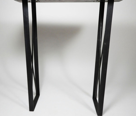 Handmade massive coffee table designer table epoxy console tables