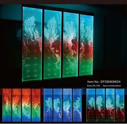 Modern partition water wall walls waterfall water wall LED