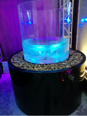 Whirlwind Tornado Bubble Fountain Pond Water Feature Outdoor Store Luxury