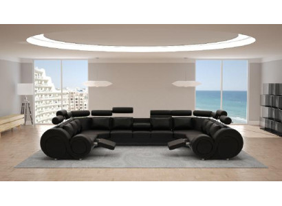 Designer sectional sofa with USB, upholstered leather couch, new sofas.