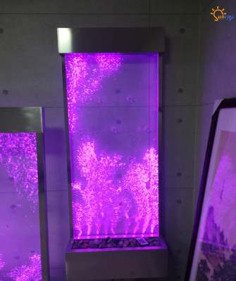 Partition shelf cabinet water wall column decorative walls water wall LED