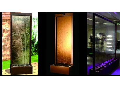 Designer partition luxury walls water columns water wall partitions