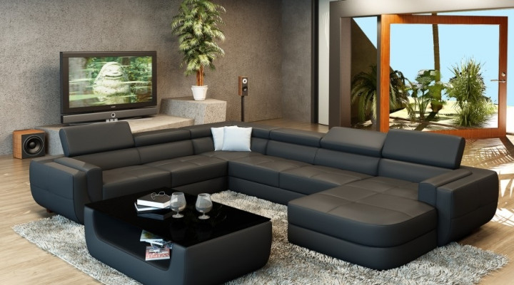 Designer sofa seat cushion corner leather sofa living landscape sofa couch cushion new