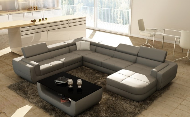 Designer sofa seat cushion corner leather sofa living landscape sofa couch cushion new