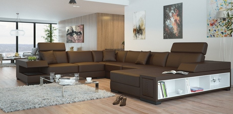 Stylishly unwind The U-shaped corner sofa for modern living spaces