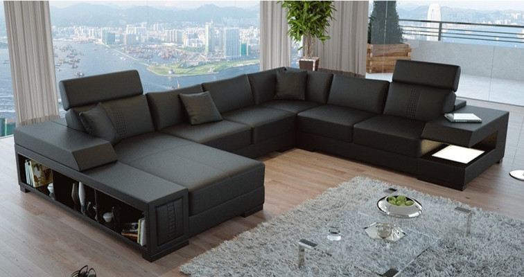 Stylishly unwind The U-shaped corner sofa for modern living spaces