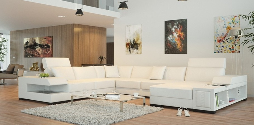 Stylishly unwind The U-shaped corner sofa for modern living spaces