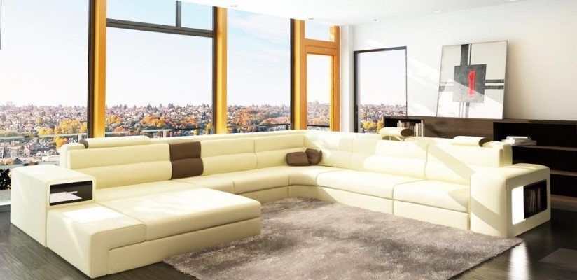 Design highlight: U-shaped corner sofa for timeless aesthetics