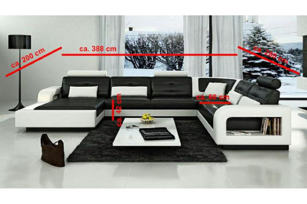 Leather sofa with USB leather couch sleeper sofa sofa set living area sectional sofa