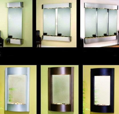 LED water wall bar shelf column water columns counter shelves design