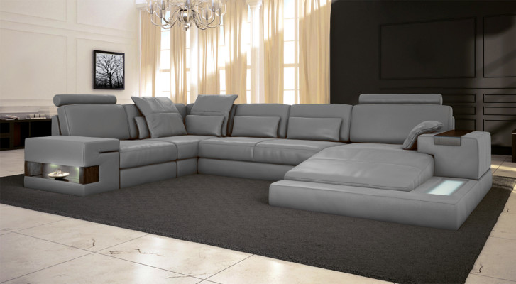 U-shaped sofa living landscape U-shaped corner sofa couch set Bellini upholstered corner sofa