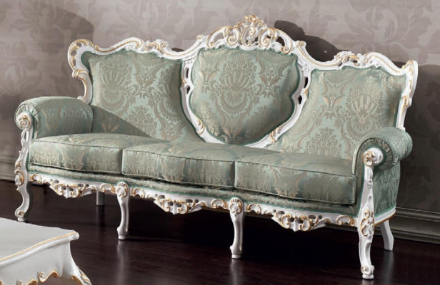 Sofa set couch classic baroque furniture living room couch 5-piece sofa table
