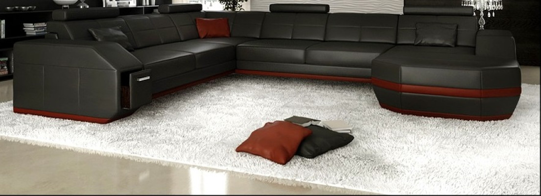 Sofa Corner Sofa Design Upholstered Corner Couch Couch Living Landscape Corner Suite U-Form +USB
