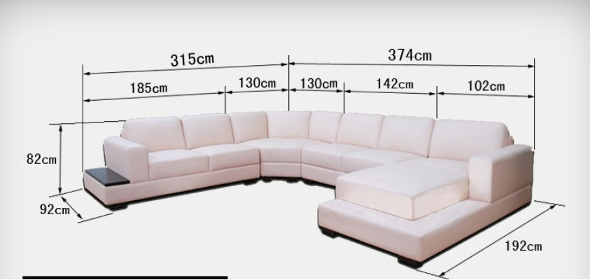 Design leather sofa living landscape couch corner sofa corner set modern sofa with USB