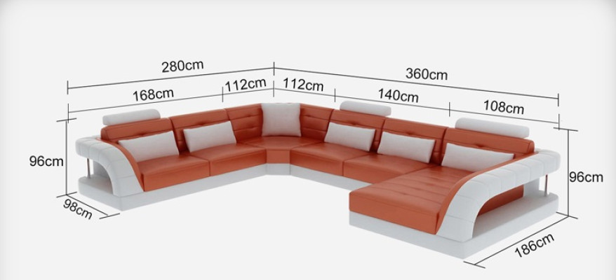 Sofa set with USB cushion sofa set 3+2+1 leather couches sofas complete