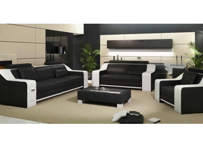 Leather sofa set sofa couch seat upholstery suite sofa suite 3+2+1 sofas HuttenS