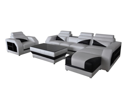 Sofa set upholstery seating set corner armchair leather sofas armchair table couch