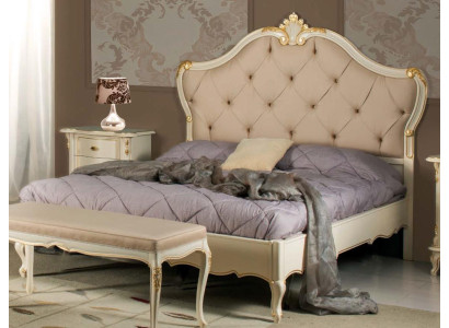 Bed furniture double bed natural wood bedroom furniture design beds furniture Italy