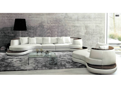Designer sofa, corner sofa, living landscape, round sofa, leather sofa, couch, U-shaped sofa, Royal