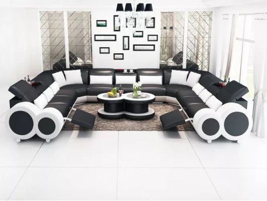 Corner sofa, sofa, living landscape, design couch, sofas, upholstery, corner suite, couches, new.