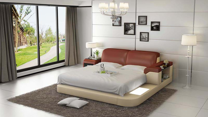Luxury Double Multifunction Waterbed Waterbed Cushioning 200x200 + USB