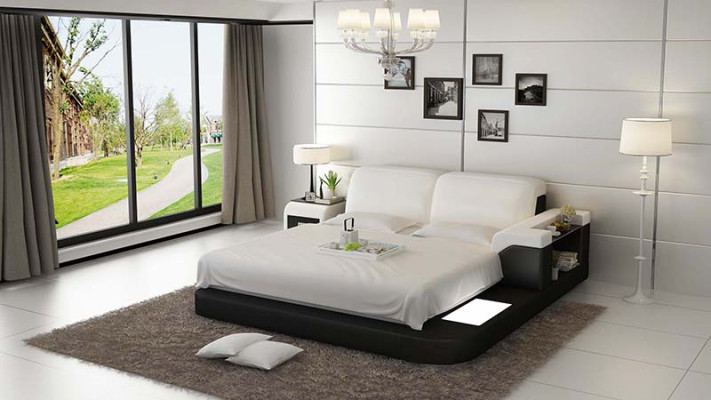 Waterbed Hotel Double Bed Beds Complete Leather Bed Upholstered Bed Water LB8807