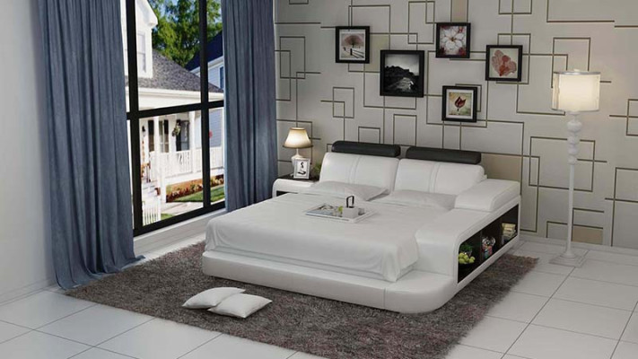 Waterbed Hotel Double Bed Complete Leather Bed Upholstered Bed Water LB8810