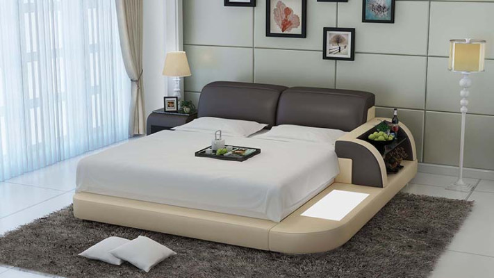 Waterbed Hotel Double Bed Complete Beds Leather Bed Upholstered Bed Water LB8812
