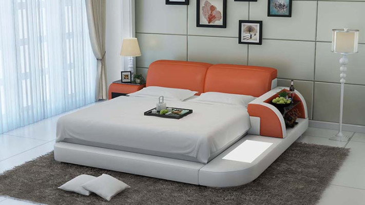 Waterbed Hotel Double Bed Complete Beds Leather Bed Upholstered Bed Water LB8812