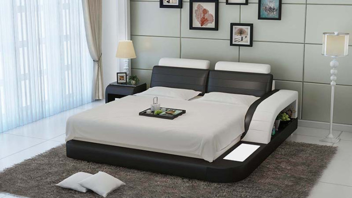 Waterbed Hotel Double Bed Beds Complete Leather Bed Upholstered Bed Water LB8814