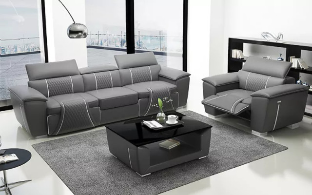 Sofa Set 3-2-1 Seater Design Sofa Couches Upholstered Couch Modern Table New